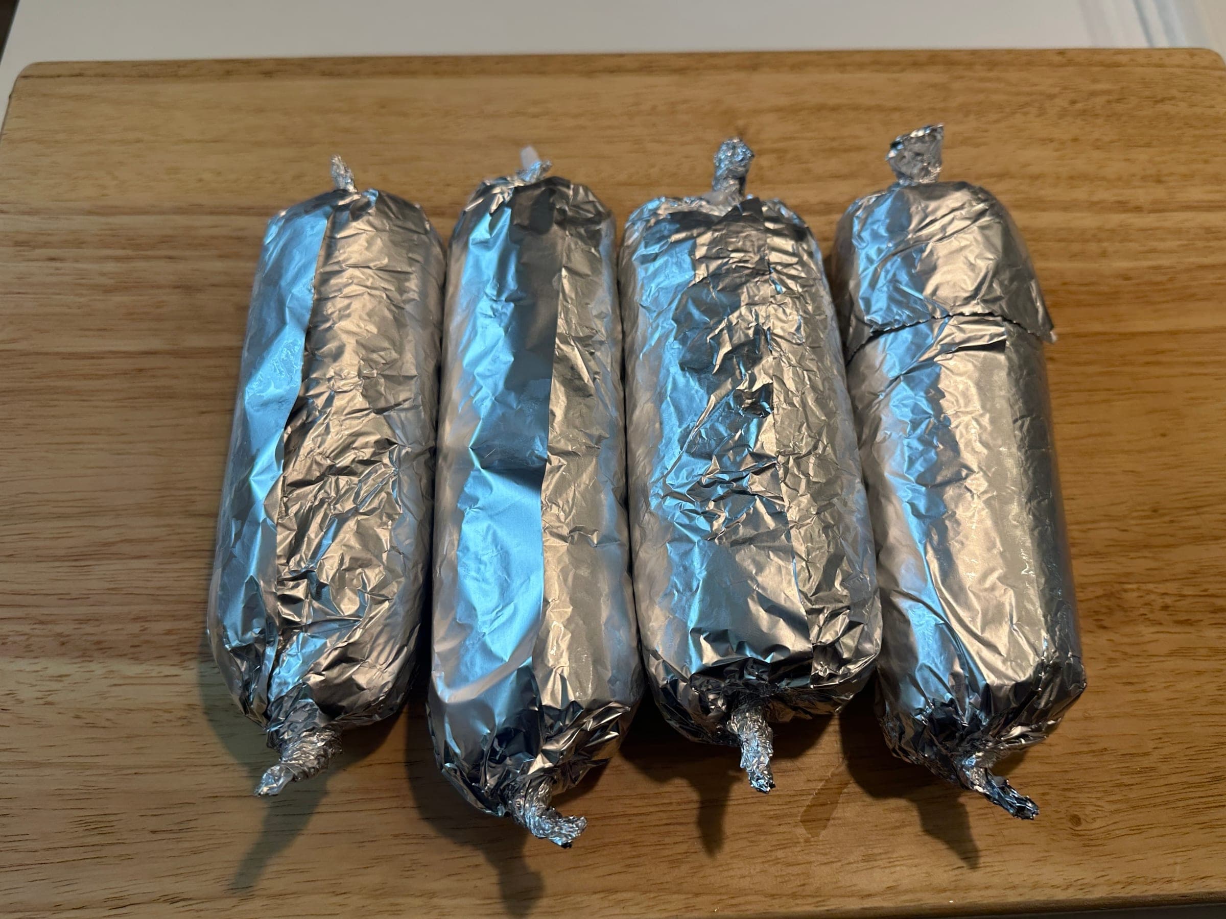 Rolled and ready to steam