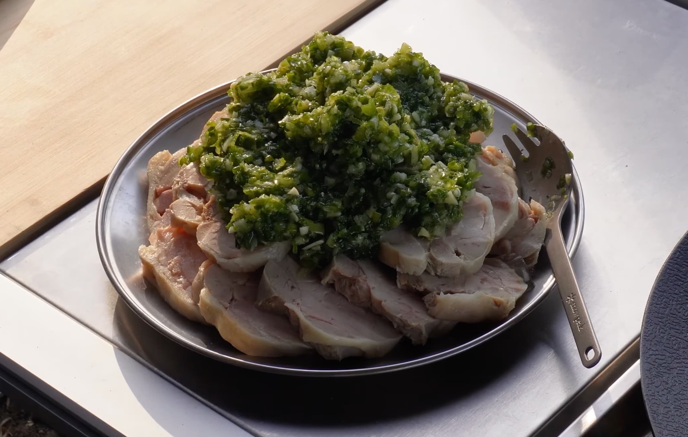 Green Onion Oil Chicken Recipe coverImage