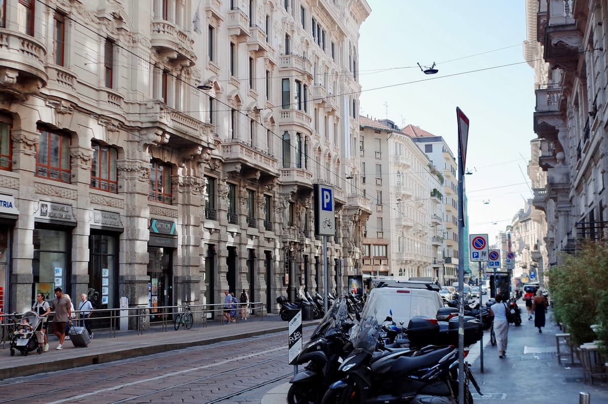 Milan street view