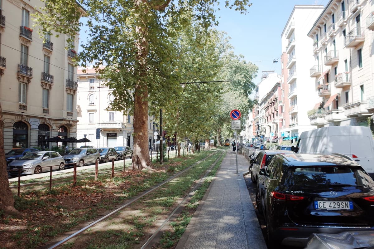 Milan street view