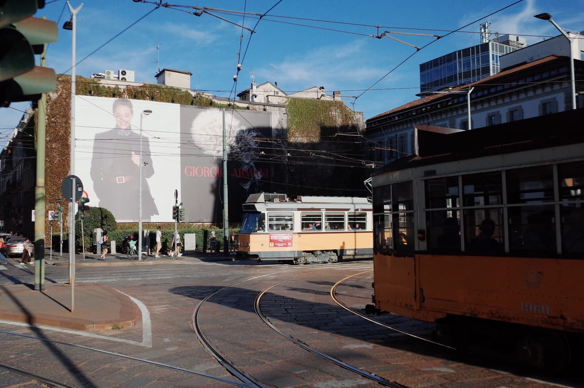 Milan street view