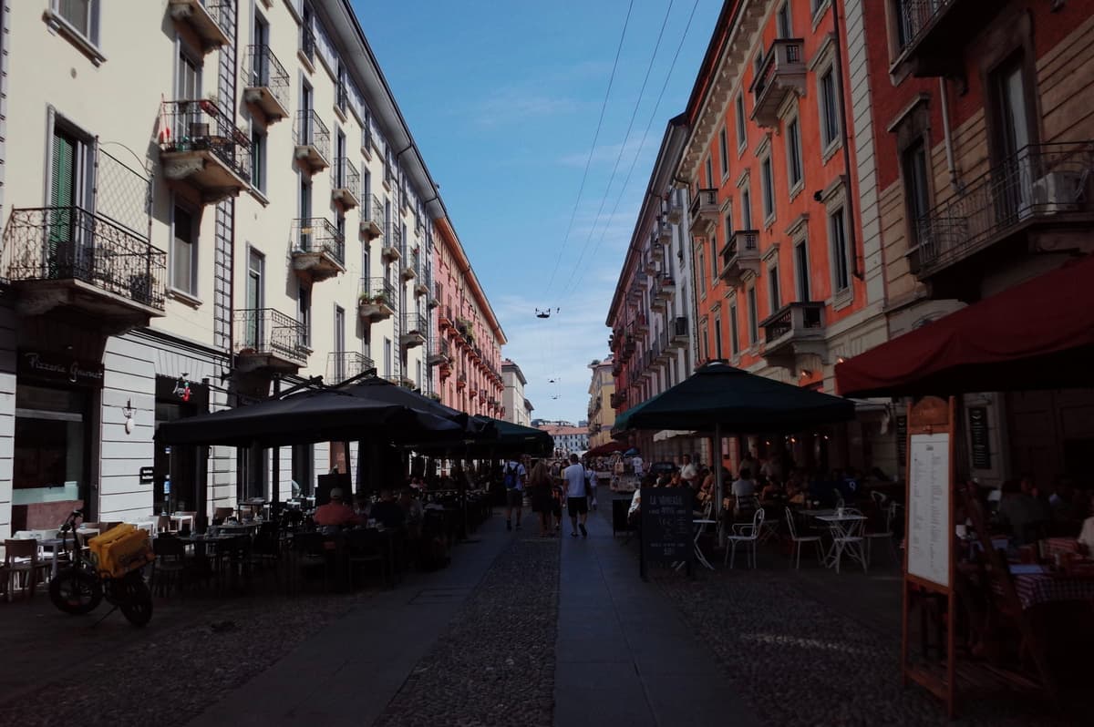 Milan street view